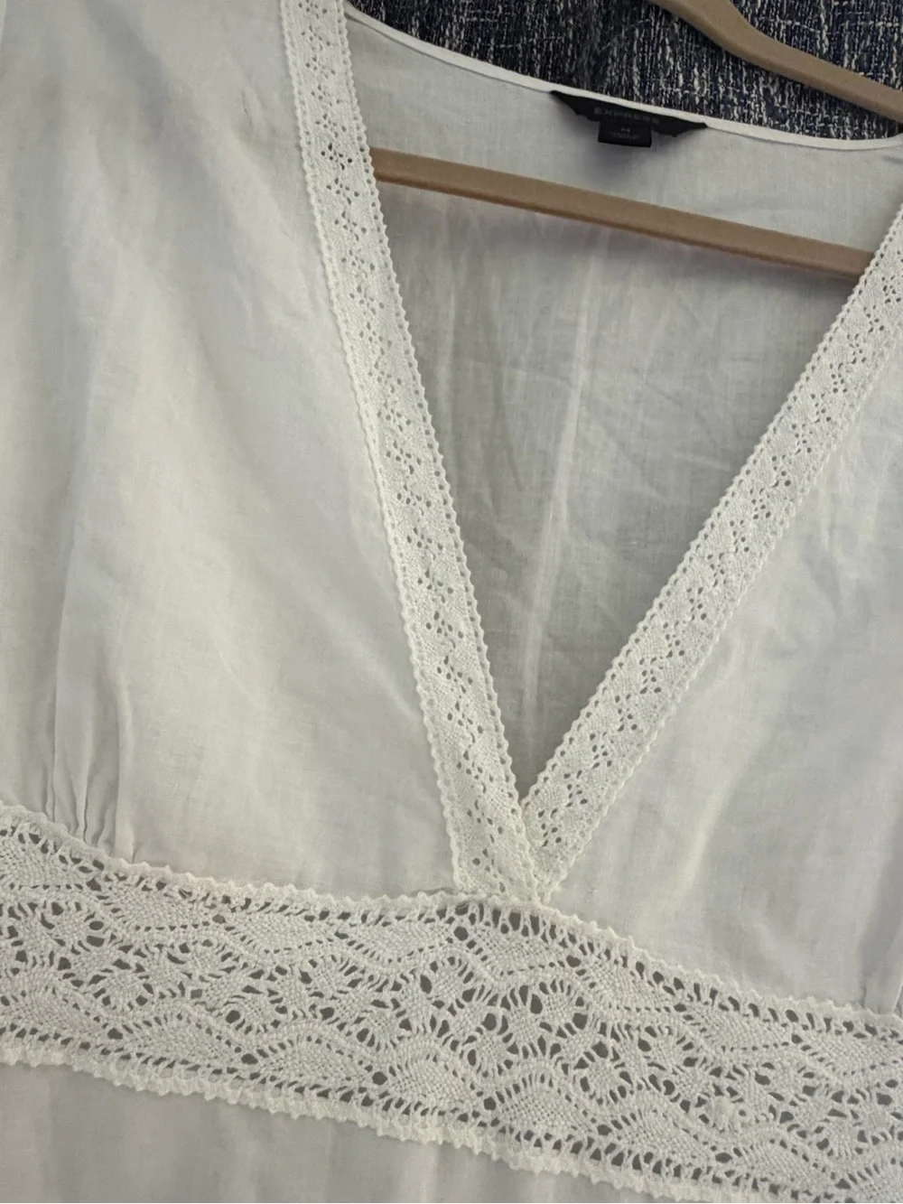 Express White 100% Cotton Dress - Picture 2 of 11
